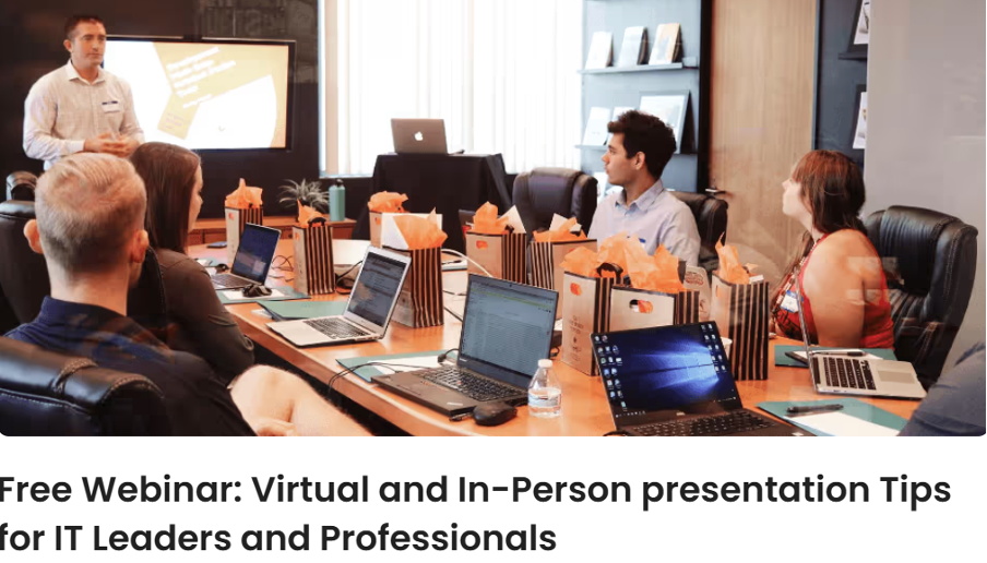 Virtual and In-Person Presentations Tips